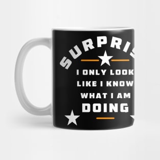 Only look like I know what I am doing - sarcastic comment Mug